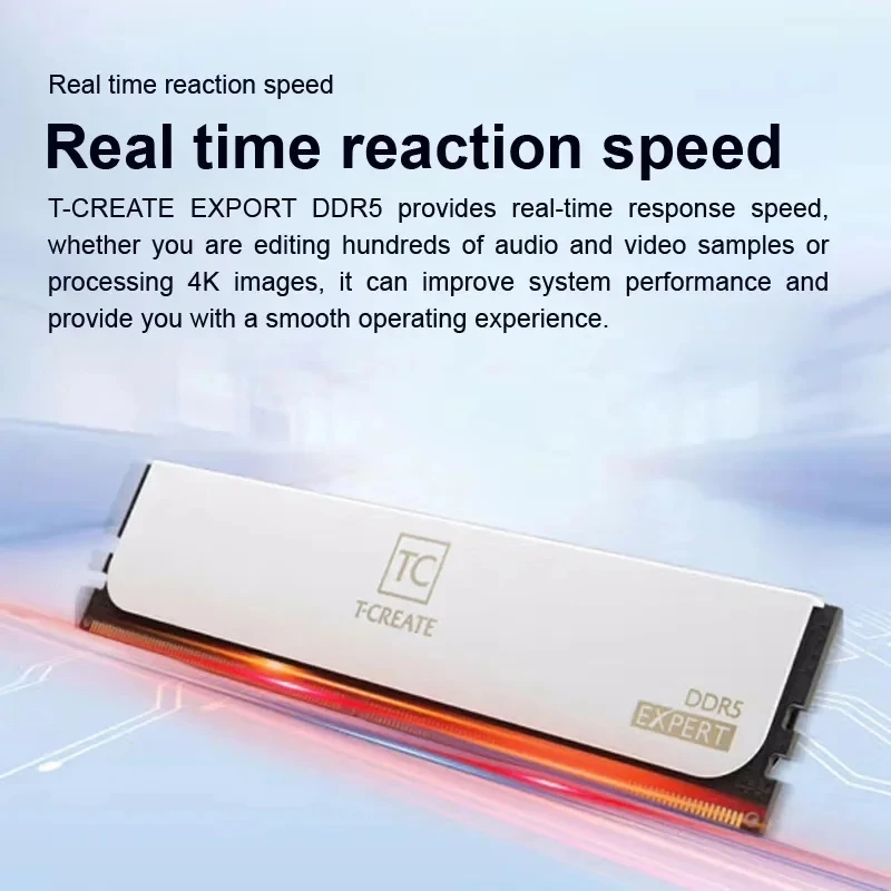 メモリー DDR5 6000MHz CL30 T-CREATE EXPERT 16GBx2 EXPERT DDR5 DESKTOP MEMORY BLACK 32GB(2x16GB) 6000MHz CL30 - TEAMGROUP