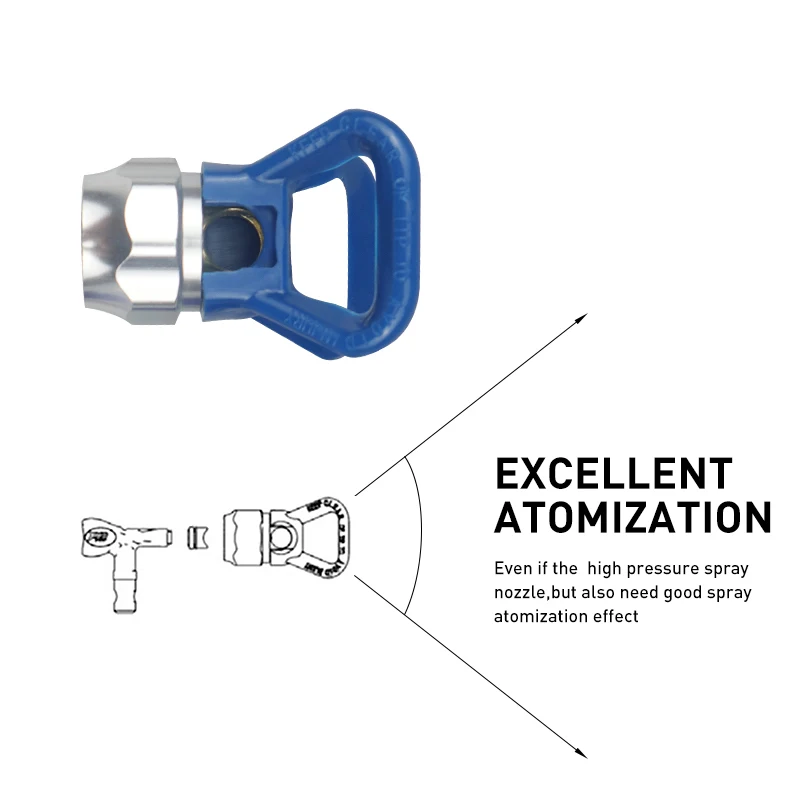 7/8N Nozzle Holder Suit for Base For Low Pressure Nozzle For Titan/Wagner Airless Paint Spray Gun parts Nozzle