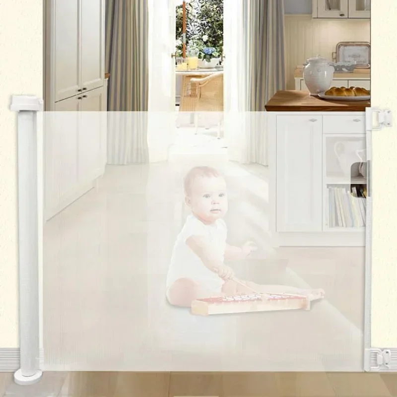 Children Detachable Protective Fence Indoor Staircase Entrance Baby Safe Gate Fence Pet Isolation Free Perforated Partition Child Safety Lock