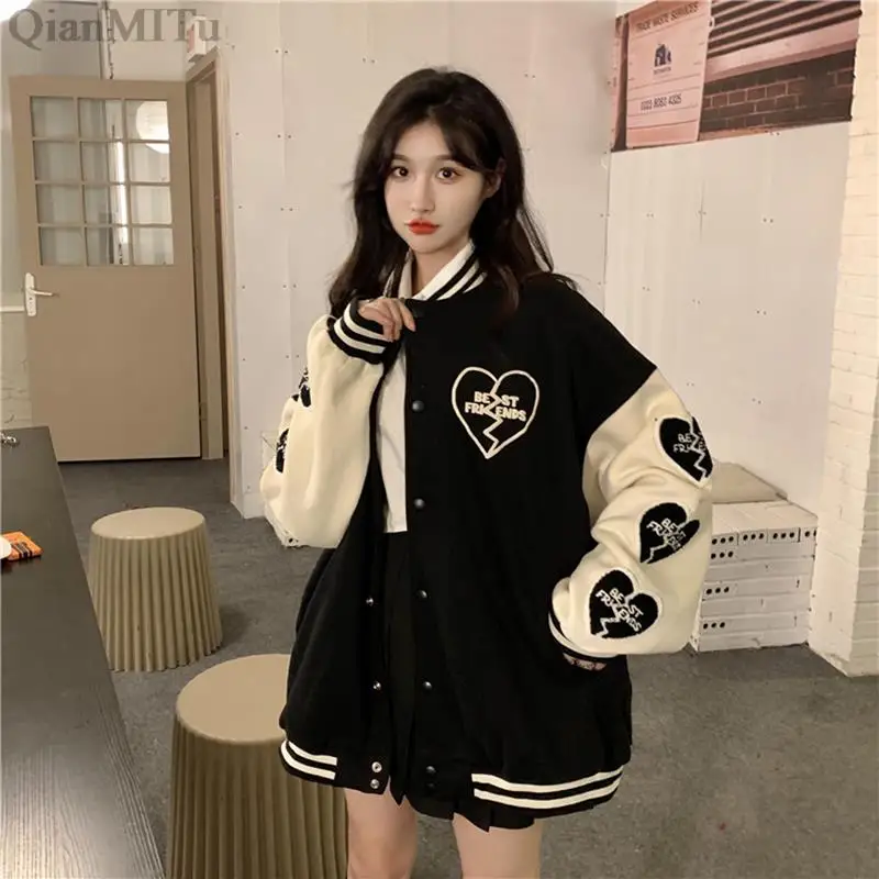 Jackets Femininos Mulheres Coreanas Acubi Streetwear Vintage Cyber Y2k  Estético Ensino Zíper De Zíper Mais Casacos Harajuku Zip Up Tops Roupas De  $130,4