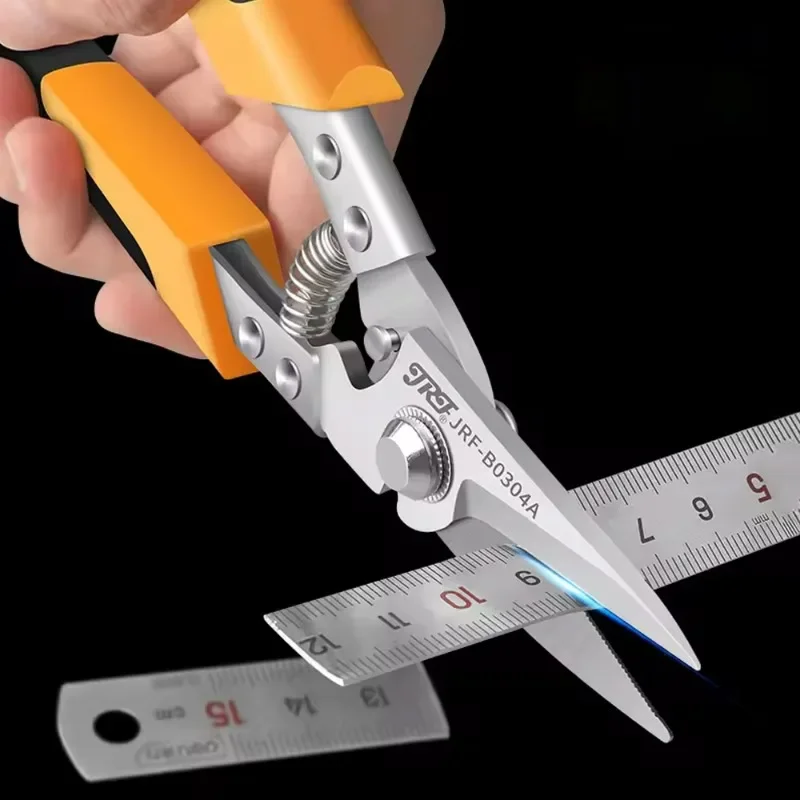 Stainless Steel Scissors Industrial Special Sheet Metal Aluminum Gusset Plate Integrated Metal Plate Scissors Household Tools 3