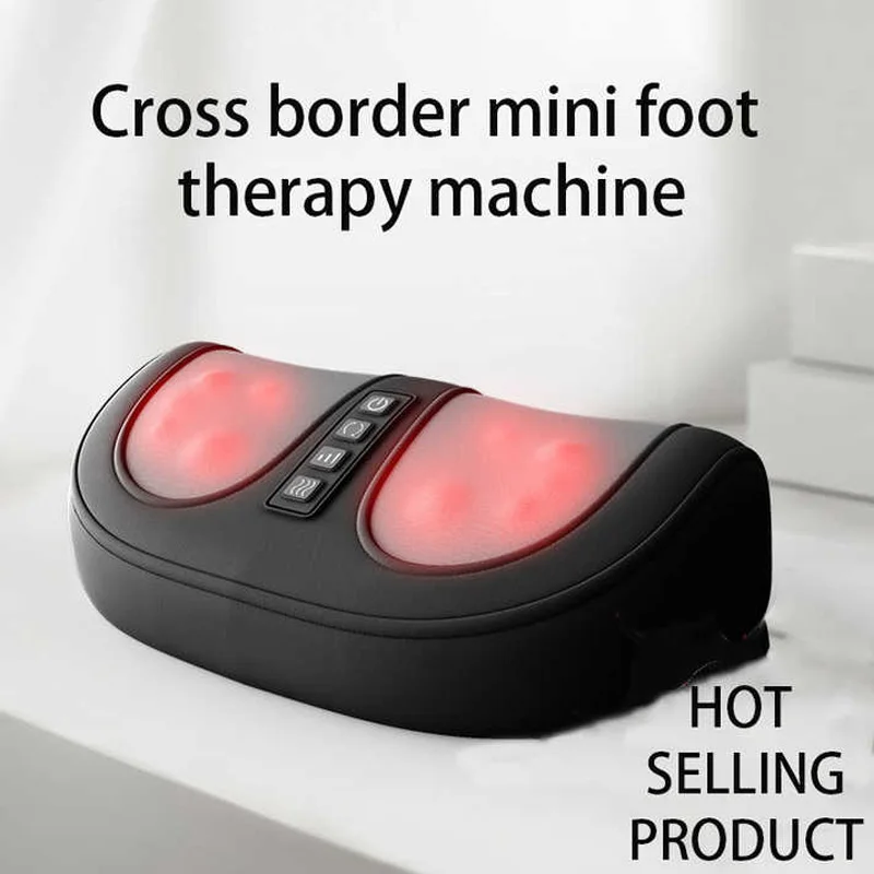 

Foot Massager Heating Therapy Hot Compression Shiatsu Knead Roller Muscle Relaxation Pain Relief Electric Foot Massage Machine