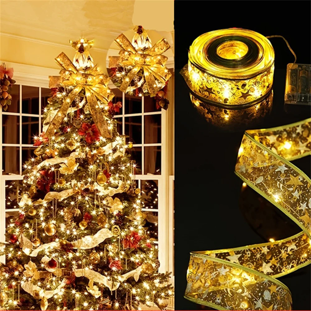 Lighted Christmas Ribbon 6