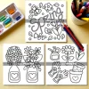 COZY SPRING Bold-easy Patterns Coloring Book for Adults Cute Drawing Book Perfect Gift for Party and Birthday 4