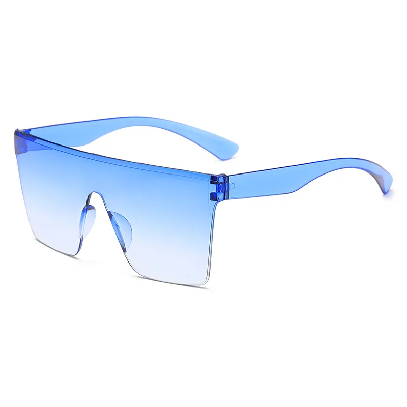 KLASSNUM Mode Sport Verbunden Große Rahmen Sonnenbrille Ultra Quadratischen Rahmen Schatten Brillen Anti UV400 Driving Shades Weibliche – Detail 8