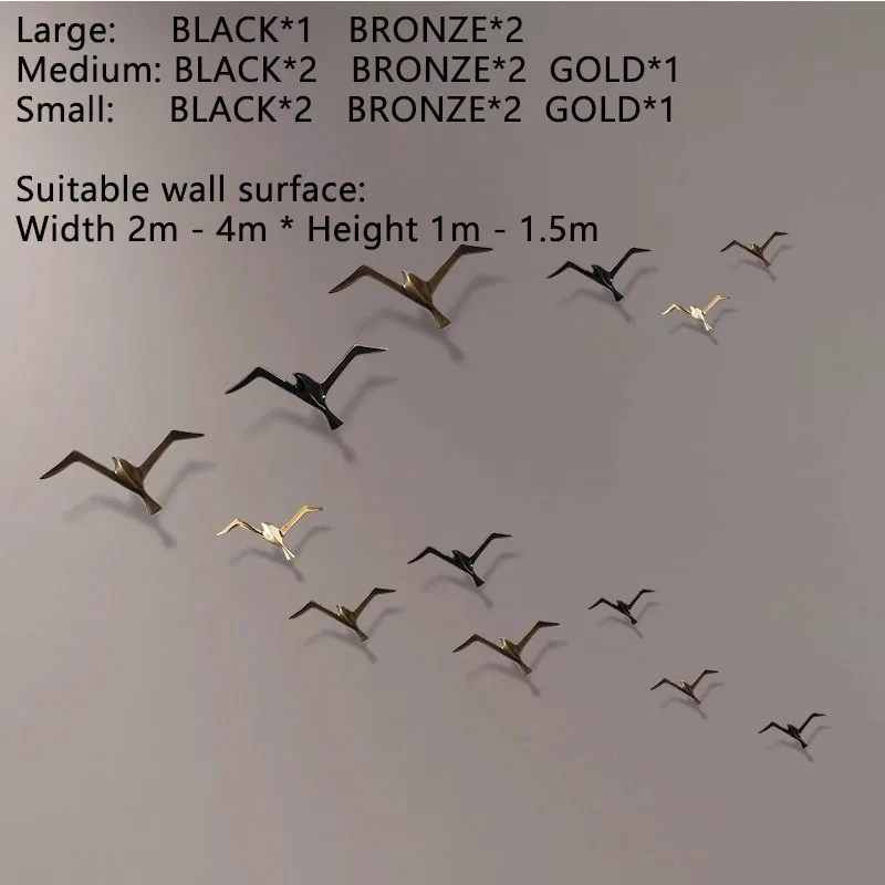 الفاخرة النحاس النقي النورس تمثال الجدار الشنق الم...