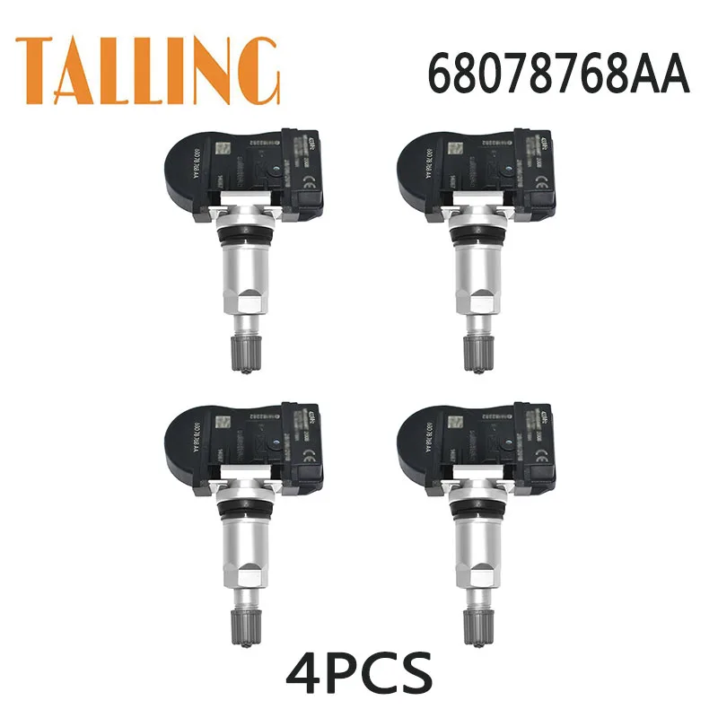 

68078768AA 4Pcs TPMS Tire Pressure Sensor 433MHZ for Chrysler Town & Country 2008-2012 Dodge Grand Caravan Charger Magnum