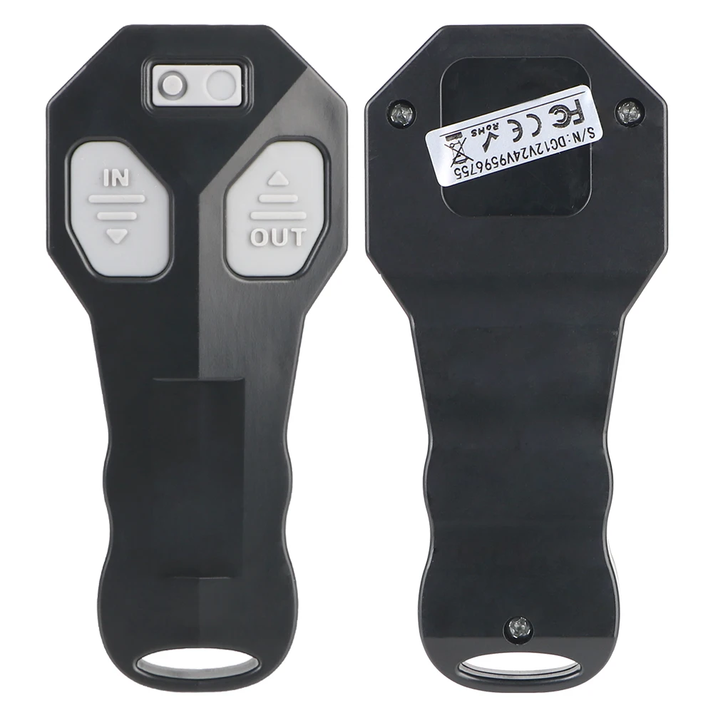 Handset Switch Controller Winch Remote Control Set Kit Wireless Dual Manual Transmitter Winch Remote Controller 12V/24V