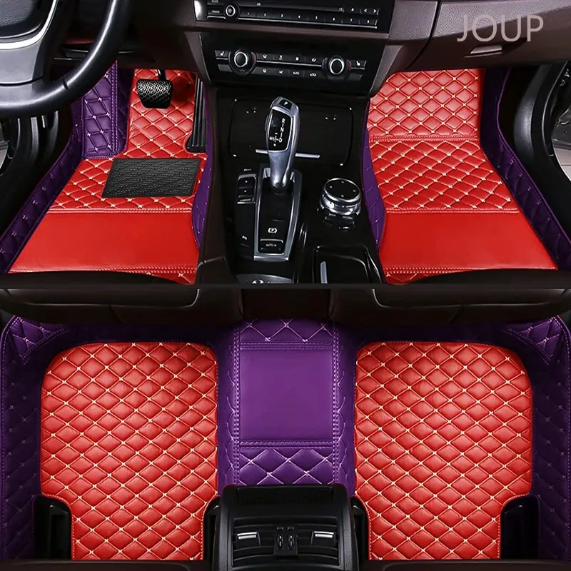 

Custom Car Floor Mats for Peugeot 607 2004-2006 Year Eco-friendly Leather Car Accessories Interior Details