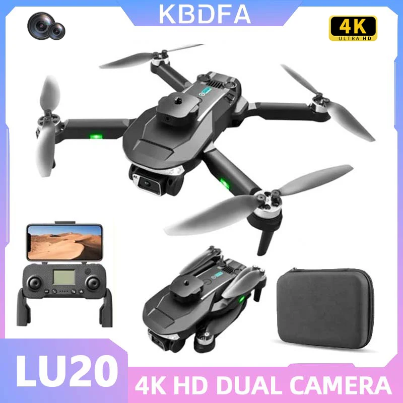 

KBDFA 2023 Новый LU20 Дрон 8K двойная камера GPS ESC 360 обход препятствий Радиоуправляемый вертолет складной Профессиональный Квадрокоптер игрушка Подарки