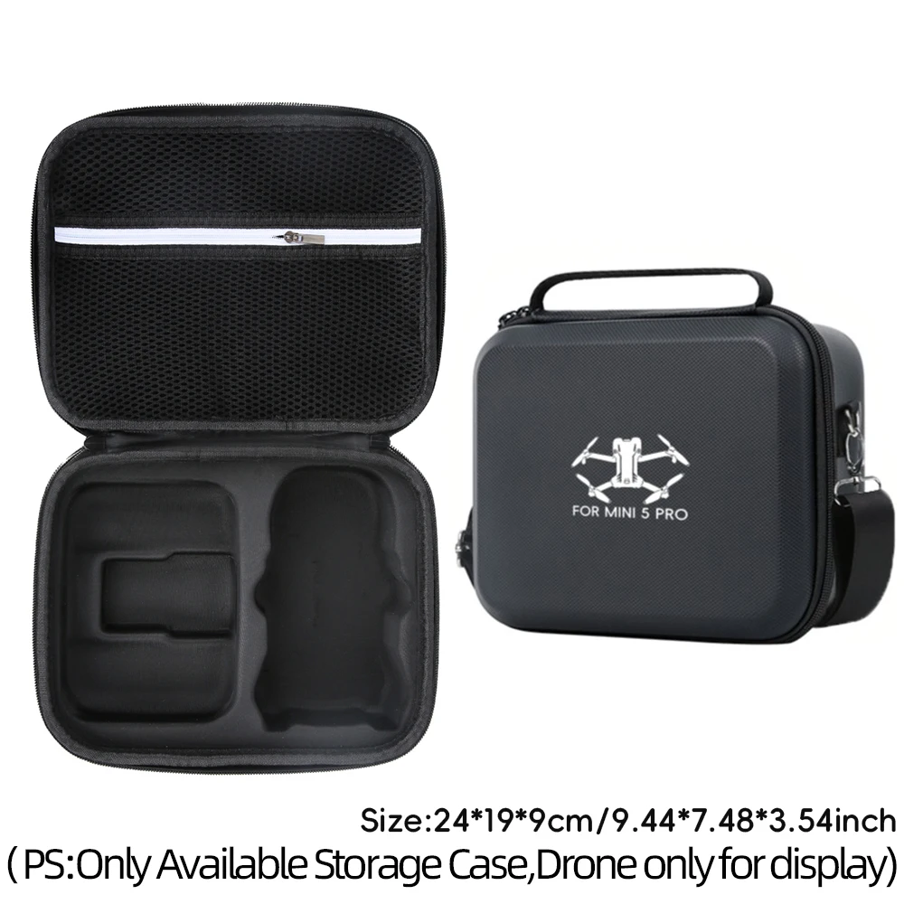 Custodia Rigida Da Trasporto Per DJI Mini 5 Pro - Borsa Organizer In Nylon Con Tracolla Per Drone, Controller RC-N3/RC2, Batterie E Accessori