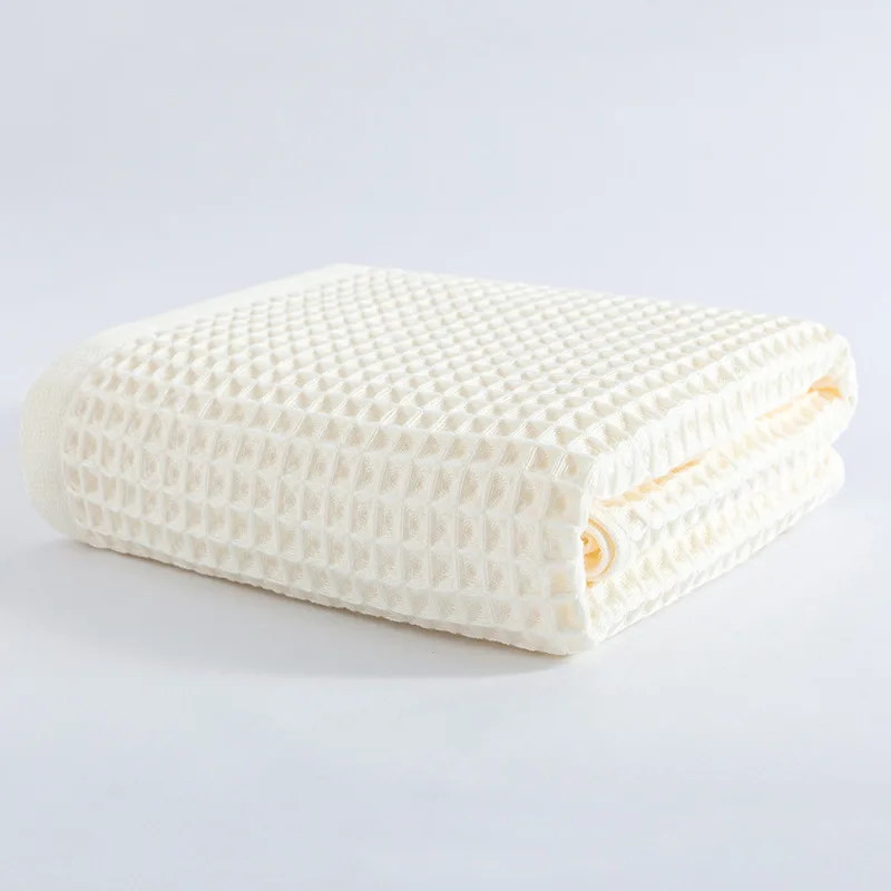 Bath Towel 1 Piece 70x140 Cm 100% Cotton Waffle Bath Towel Adult Soft Absorbent Towel Home Bathroom