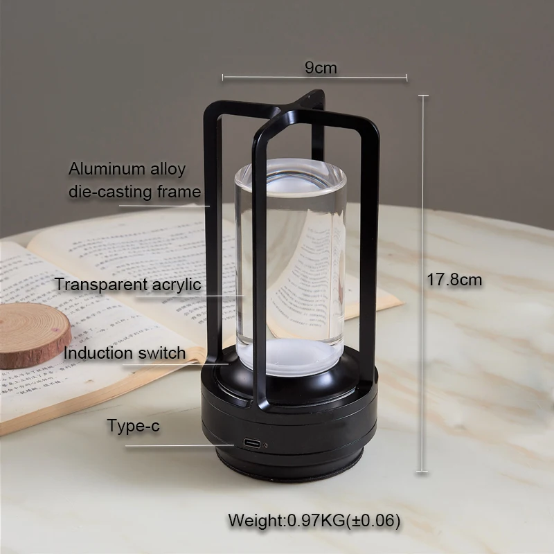 led lights room decor desk lamp USB charging bedside table lamp Bedroom Outdoor camping Luxury atmosphere night light rgb lamp 5