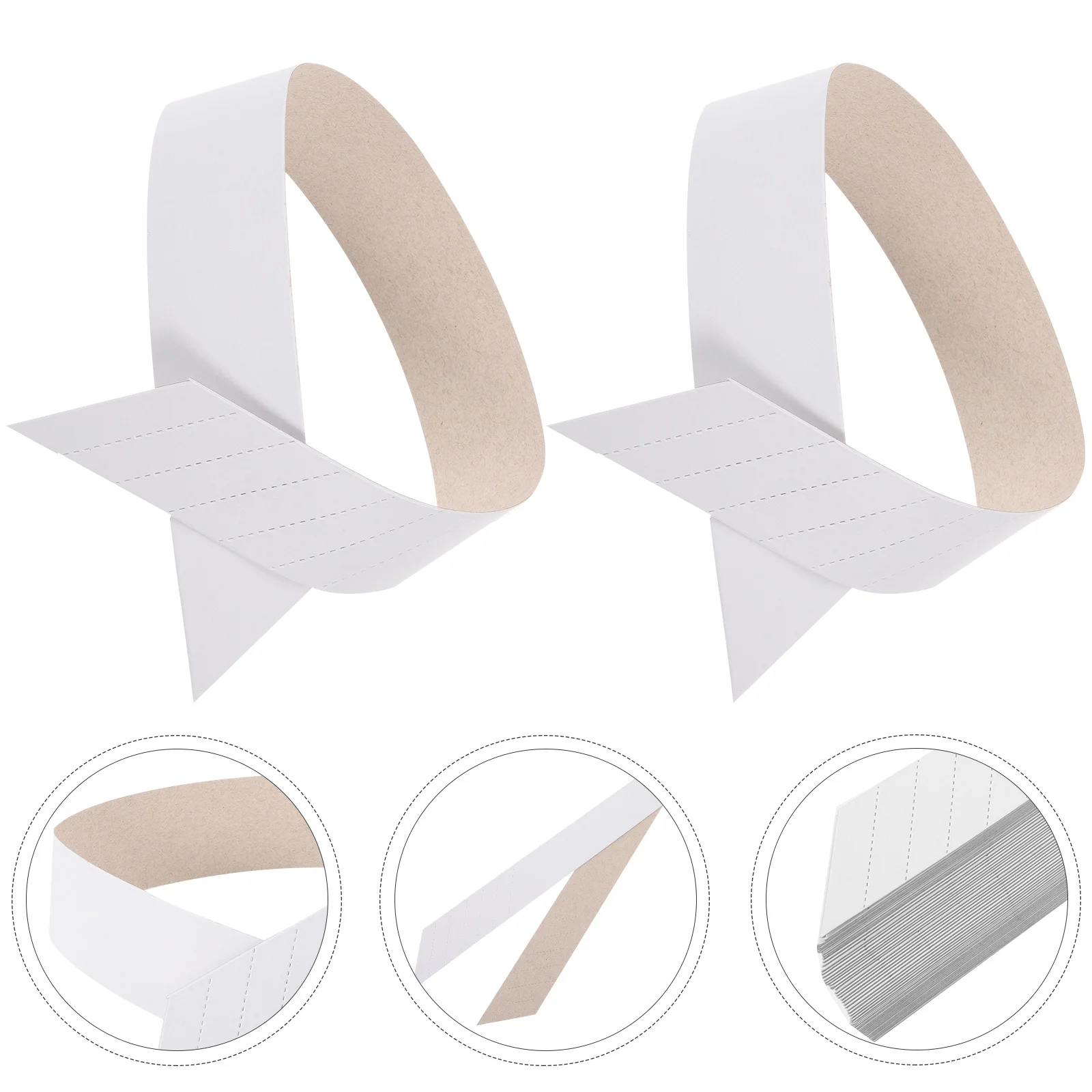 

100 Pcs Shirt Paper Collar Support Dress Shirts for Men Fence Shaper Whiteboard Stays Inserts Man Women