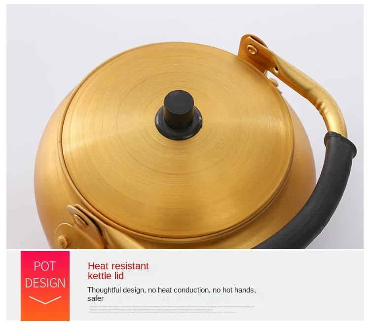 Generic Gold Aluminum Kettle Household Kettle Gas Stove Kettle Jumia