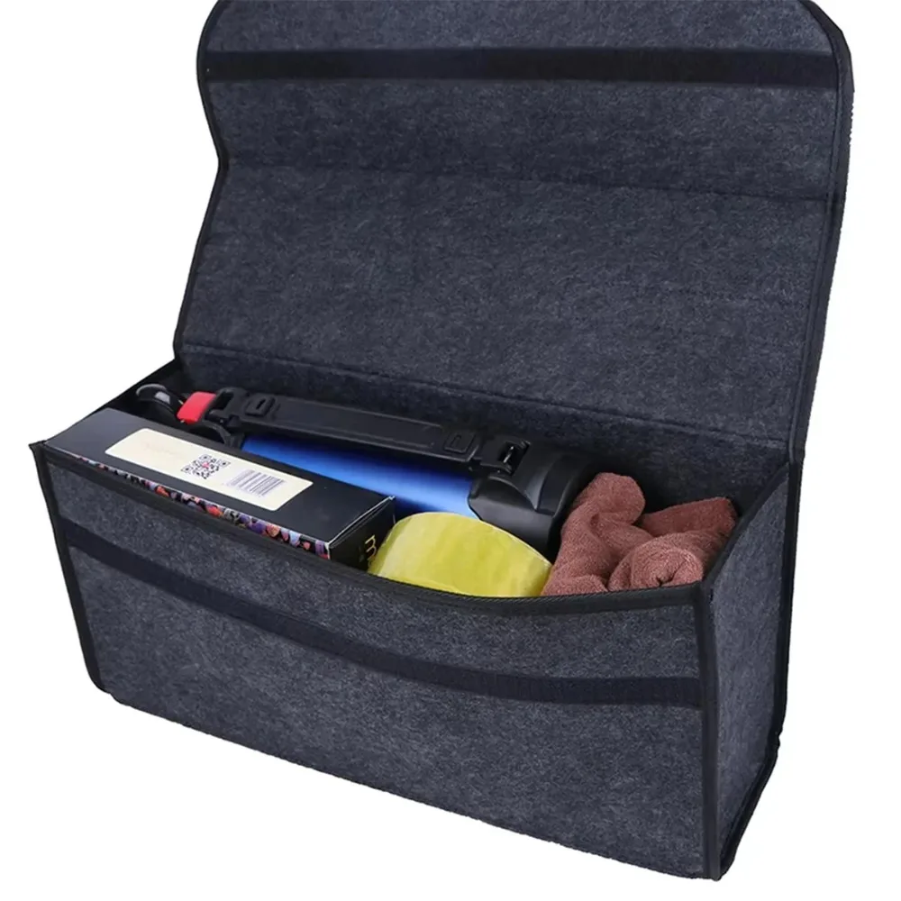 Universal Anti-Slip Foldable Felt Car Trunk Organizer 3