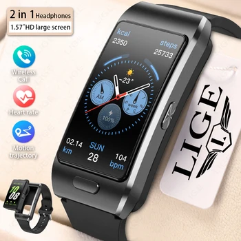LIGE TWS 2 In 1 Smartwatch