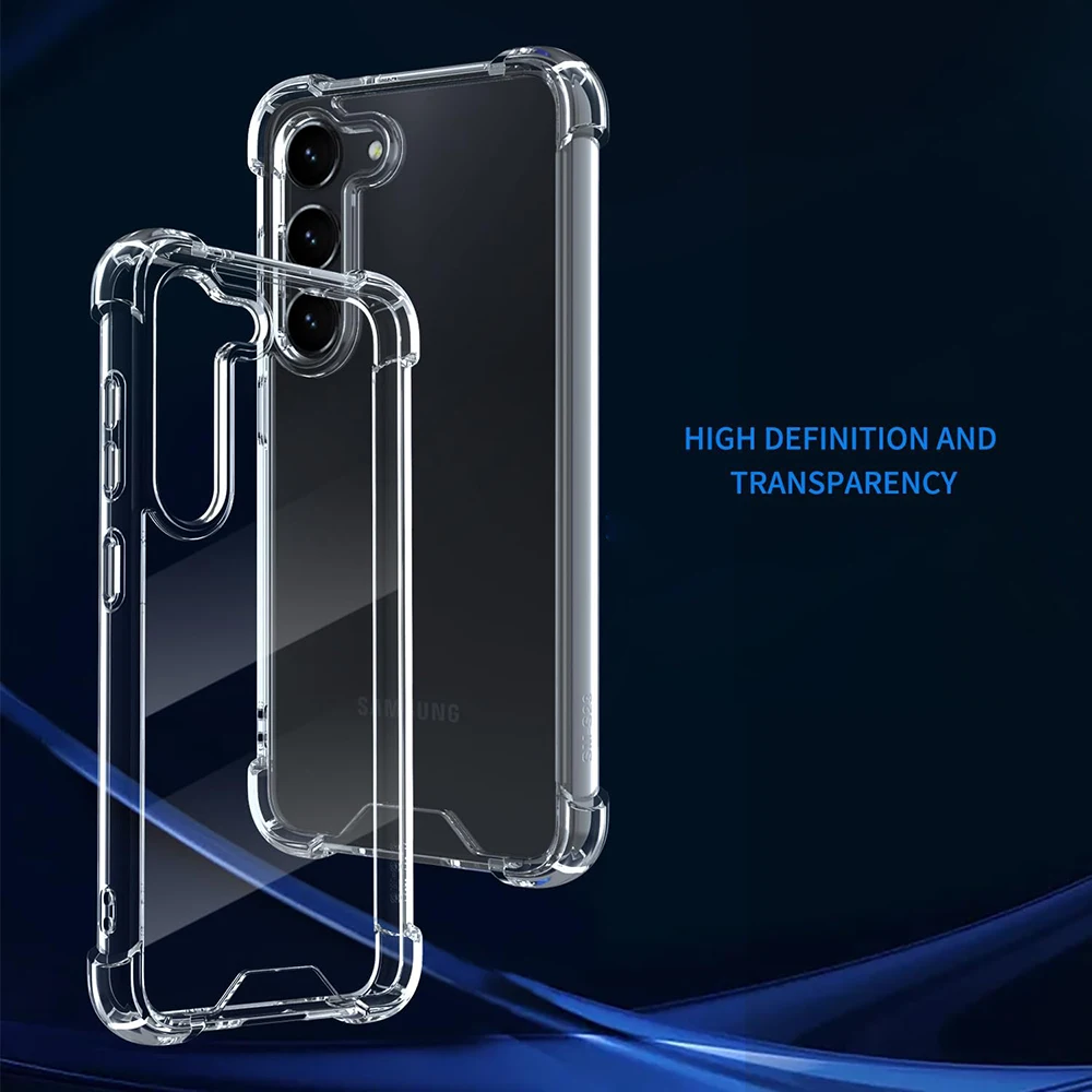 Shockproof Clear Silicone Soft Cover Case