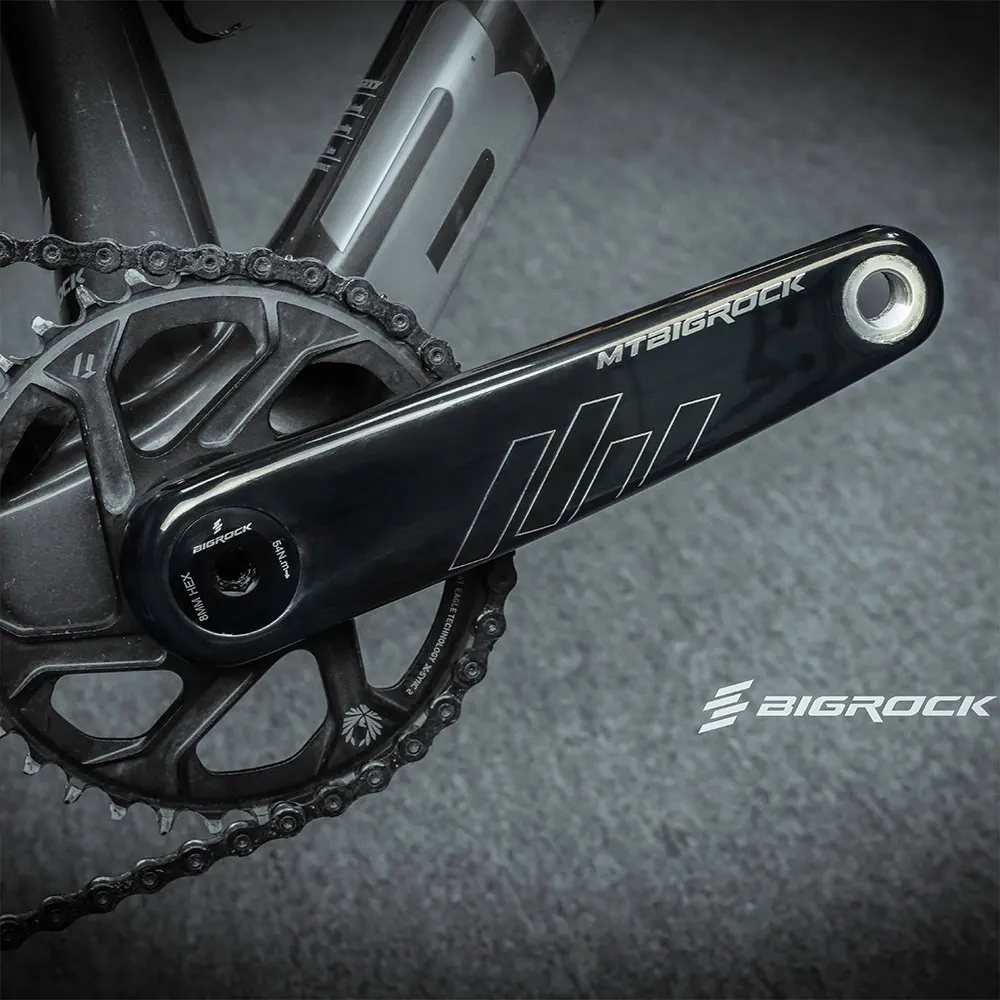 Bigck-カーボン自転車チェーンセット,12スピード,165mm,170mm