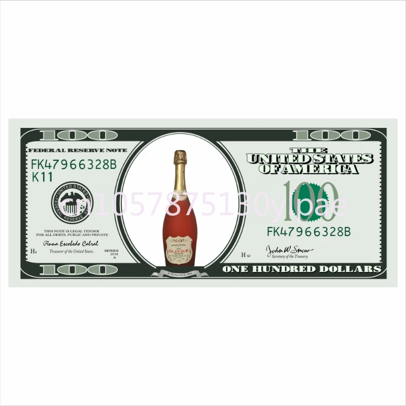 

100 Dollar Bill Bottle Presenter for Night Club Lounge Party Custom Logo VIP Glorifier Display LED