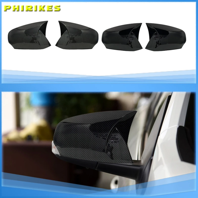 For Renault Fluance için 2 Pieces ABS Plastic Bat Wing Mirror Covers