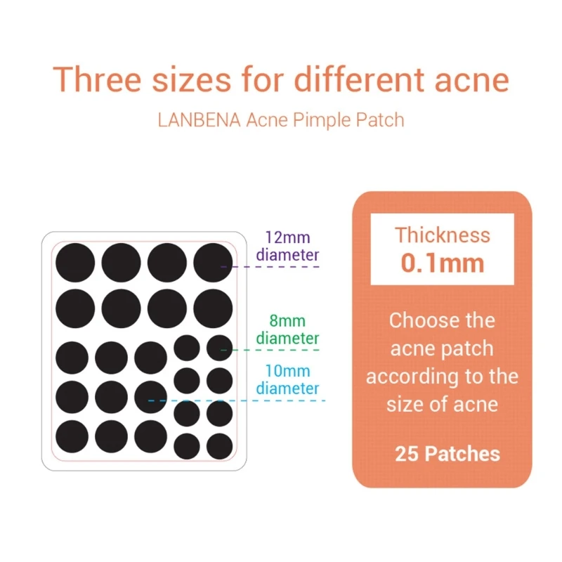 Acne stickers acne pimple patches acne removing invisible sticker remover mask patches day/night use skin care