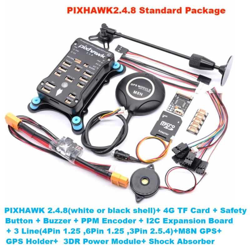 Pixhawk PX4 PIX 2.4.8 32 Bit Flight Controller Autopilot with 4G SD Safety Switc