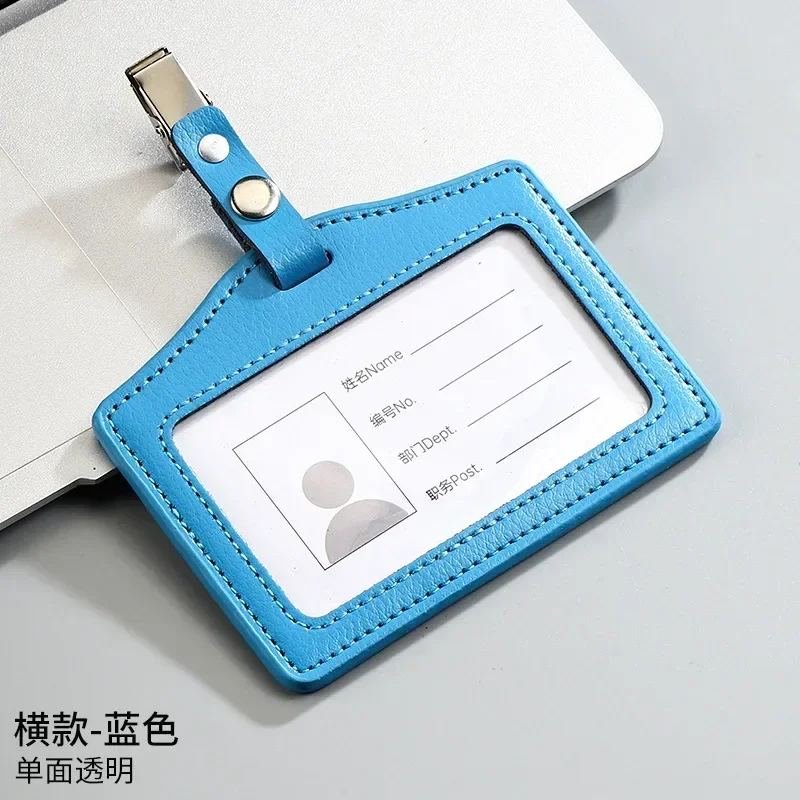 Premium Genuine Leather ID & Credit Card Holder – Versatile Badge & Card Case