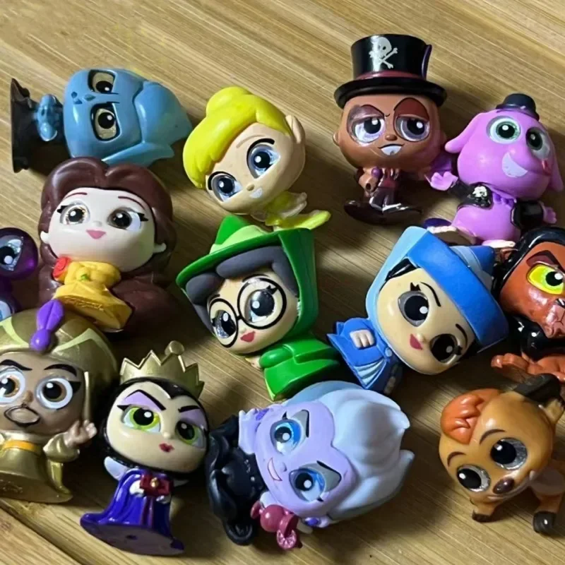 thumbnail image 4 of Figuras de anime Doorables Serie 9 Kawaii Mickey Stitch Blancanieves Sirena Muñecas de ojos grandes Colección Modelo Lindos Juguetes Regalos, 4 of 5