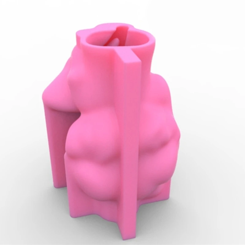 Flowerpot Storage Mold Headphones Girl Vase Mold DIY Home Decor Handmade Mold Dropship