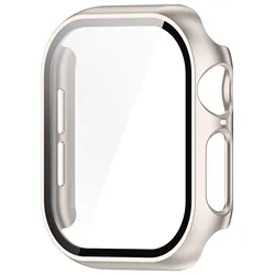 Premium Tempered Glass Screen Protector with Protective Cover - 42mm Series 11 10 (Starlight)