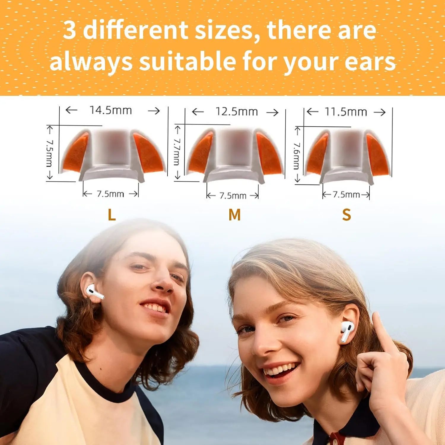 Memory Foam Ear Pads For AirPods Pro3 Wireless Bluetooth Earphones Silicone Covers Caps Replacement Eartips For AirPods Pro 3rd