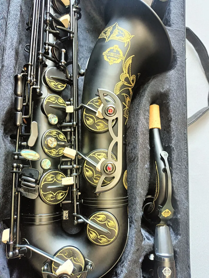 High-End Suzuki Woodwind Instrument-Pro Series Tenor Sax in Bb with Accessory Kit