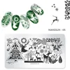 1PC Christmas Series Nail Stamping Plate Summer Christmas Tree Snowman Stamp Template Nail Art Printing Stencils Tools 3