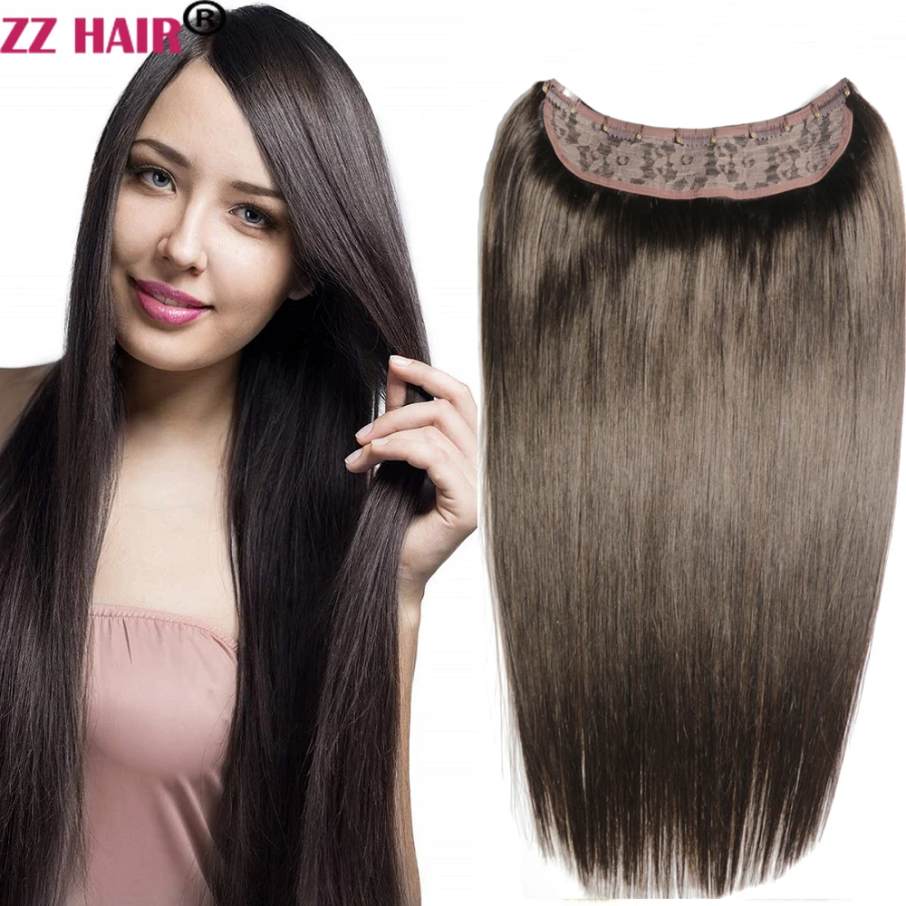100% Brazilian Human Remy Hair Extensions 16"-24" U-pcs Set 120g-160g Clips in One Piece Natural Straight hair extension