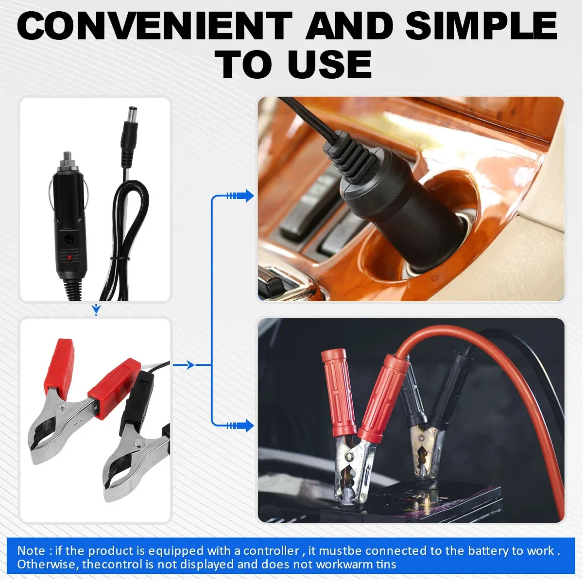 12V Solar Panel Kit IP65 Waterproof Solar Trickle Charger Portable Solar Powered Charger Kit High Efficiency Car Battery Charger