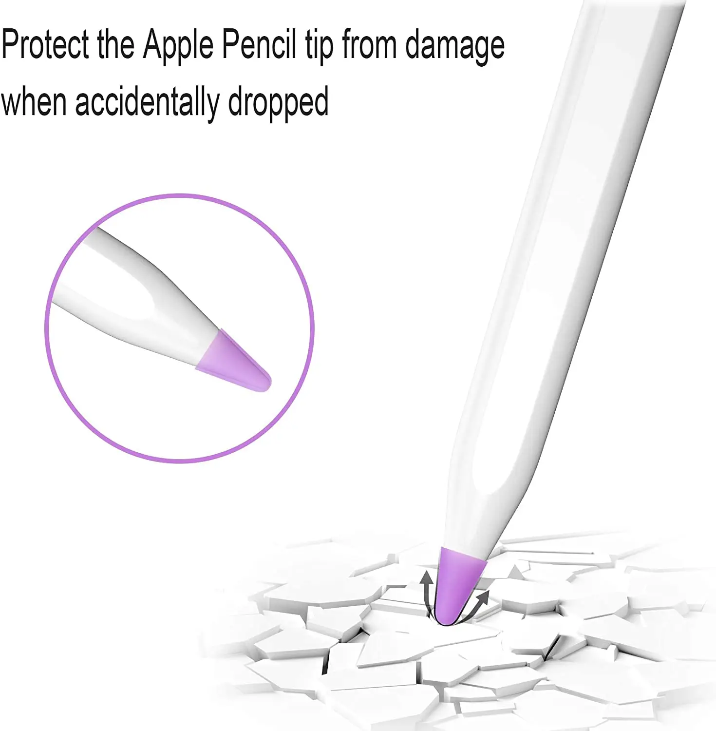 Stylus Pen Cover 10/50pcs Pencil Tip Cover For Apple Pencil 2nd 1st Generation Mute Silicone Nib Case For Touch screen Stylus Pen Case