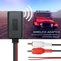 Wireless Bluetooth Receiver Module AUX Adapter for Car Stereo Audio with 2RCA Interface (2RCA)