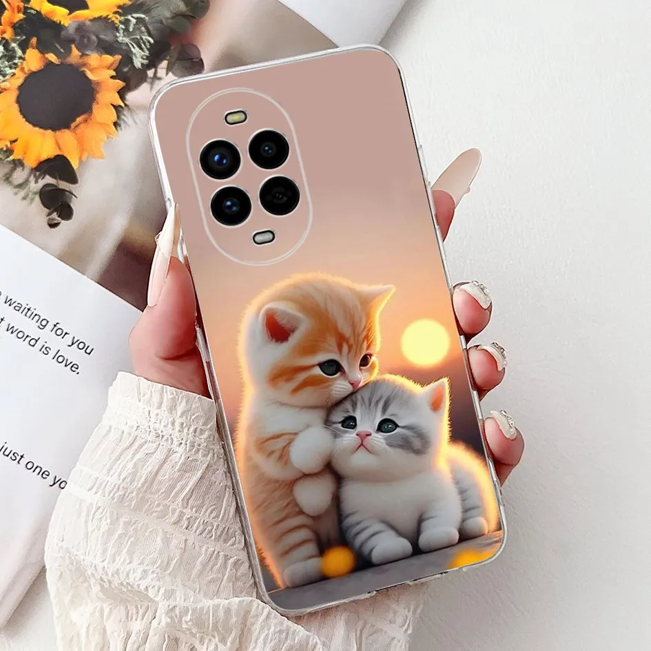 Floral Butterfly Soft Silicone Phone Case - Clear Protective Cover
