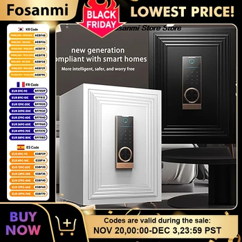 ตู้เซฟนิรภัยดิจิตอลอัจฉริยะรุ่นใหม่ปี 2025 พร้อมระบบสแกนลายนิ้วมือ ป้องกันการโจรกรรม สำหรับใช้ในบ้าน ข้างเตียง ซ่อนในตู้ หรือในสำนักงาน 1