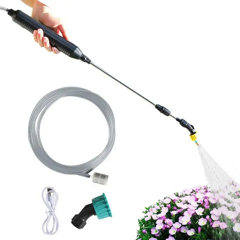 

Garden Sprayer USB Rechargeable Plant Sprayer with 2M Hose Portable Lawn Watering Tools with Non Slip Handle Electric Sprayer