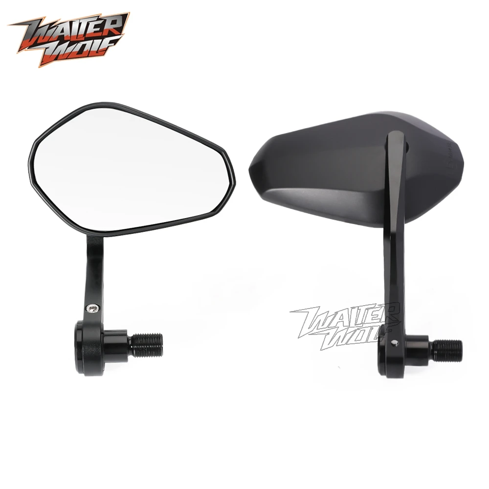 조절식 핸들바 백미러, MT07 MT09 MT10 MT125 FZ07 FZ09 XSR 700 900 FZ6 FZ1 XJ6 니켄 850 XJR 1200 1300 TDM900