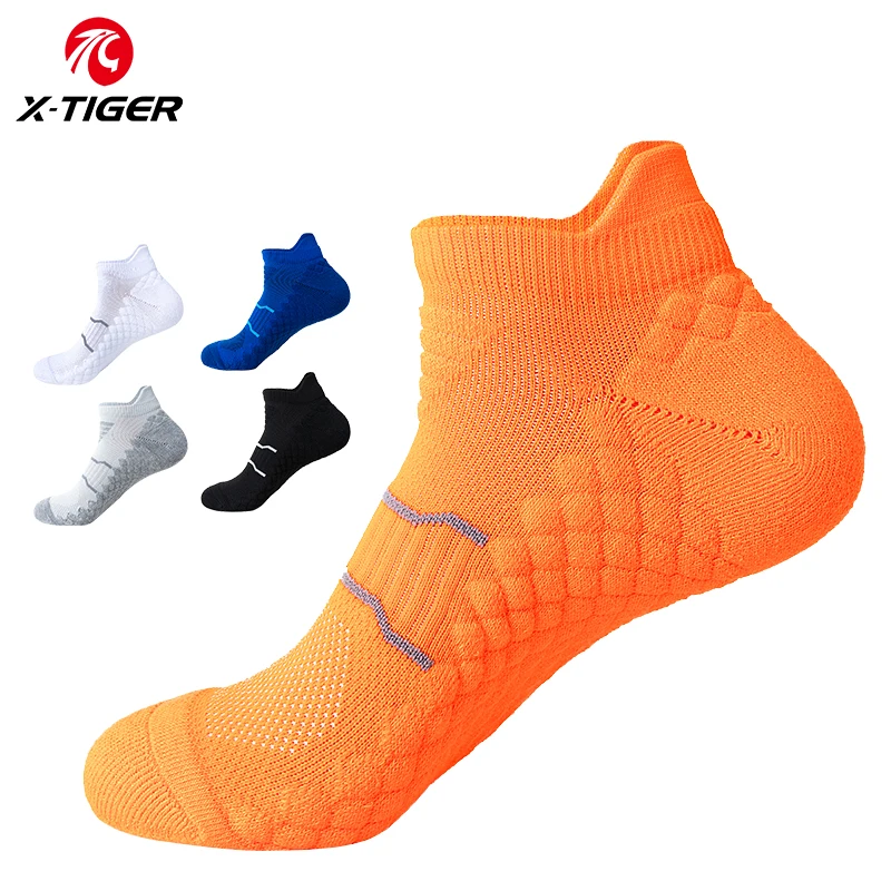 X-TIGER Cycling Socks Unisex Sport Socks Men Outdoor Non Slip Bicycle Sports Football Road Bike Running Basketball