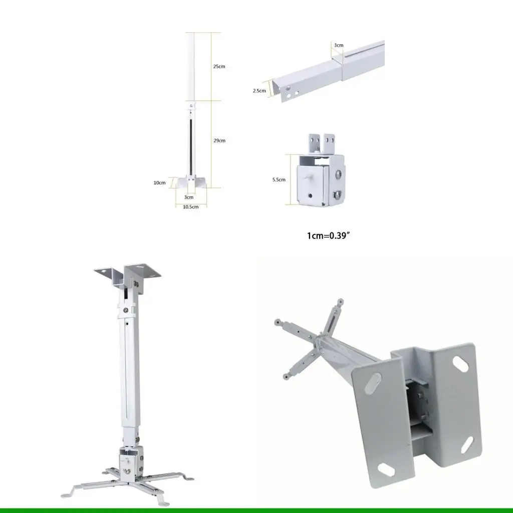 Supporto universale per staffa di montaggio LCD/DLP per montaggio a soffitto o da parete per proiettori al 90% Distanza telescop