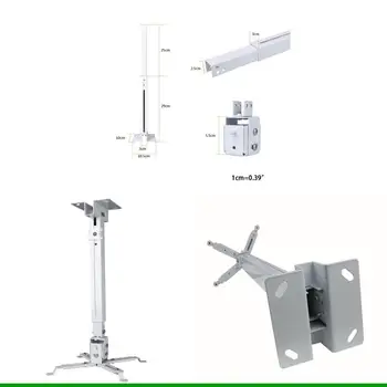 Supporto universale per staffa di montaggio LCD/DLP per montaggio a soffitto o da parete per proiettori al 90% Distanza telescop