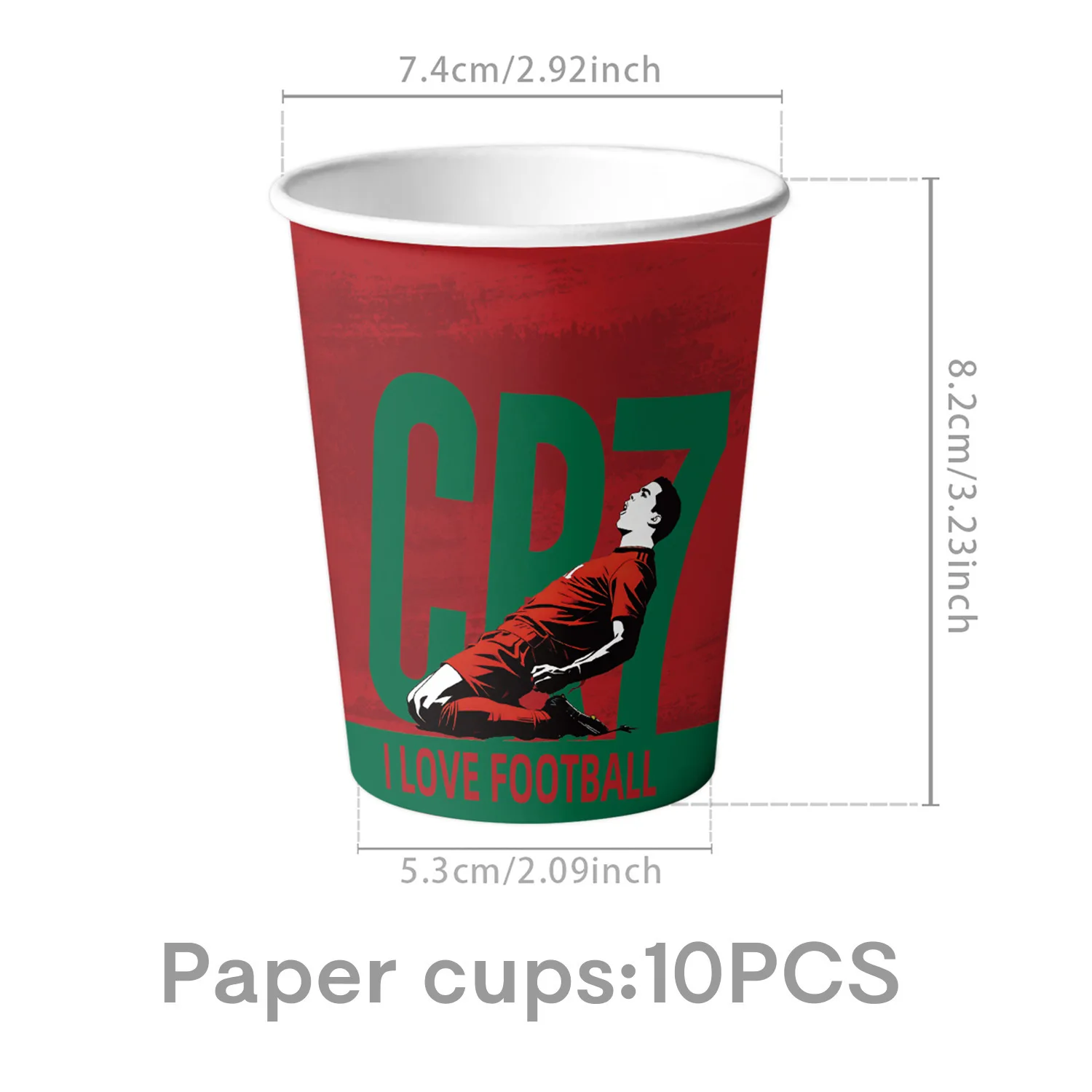 2026 cr7 football party decoration tableware paper dish cup napkins tablecover backdrop gift bag soccer star fans parties 2026 CR7 Football Party Decoration Tableware Paper Dish Cup Napkins Tablecover Backdrop Gift Bag Soccer Star Fans Parties 5