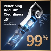 Aspirateur sans fil LAMZIEN V9, autonomie de 30000 PA/40 minutes, filtration HEPA efficace, avec phare LED, aspirateur portatif léger pour poils d'animaux, tapis et sols en bois dur 4