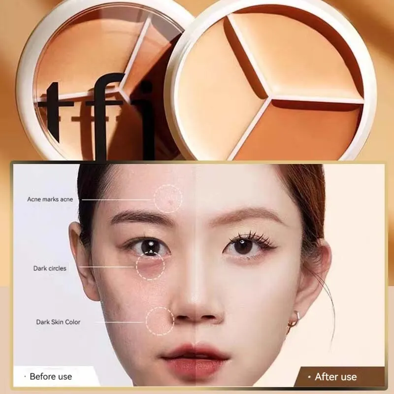 Color Concealer Palette Multi-Color Cover Spot Highlighting and Repair