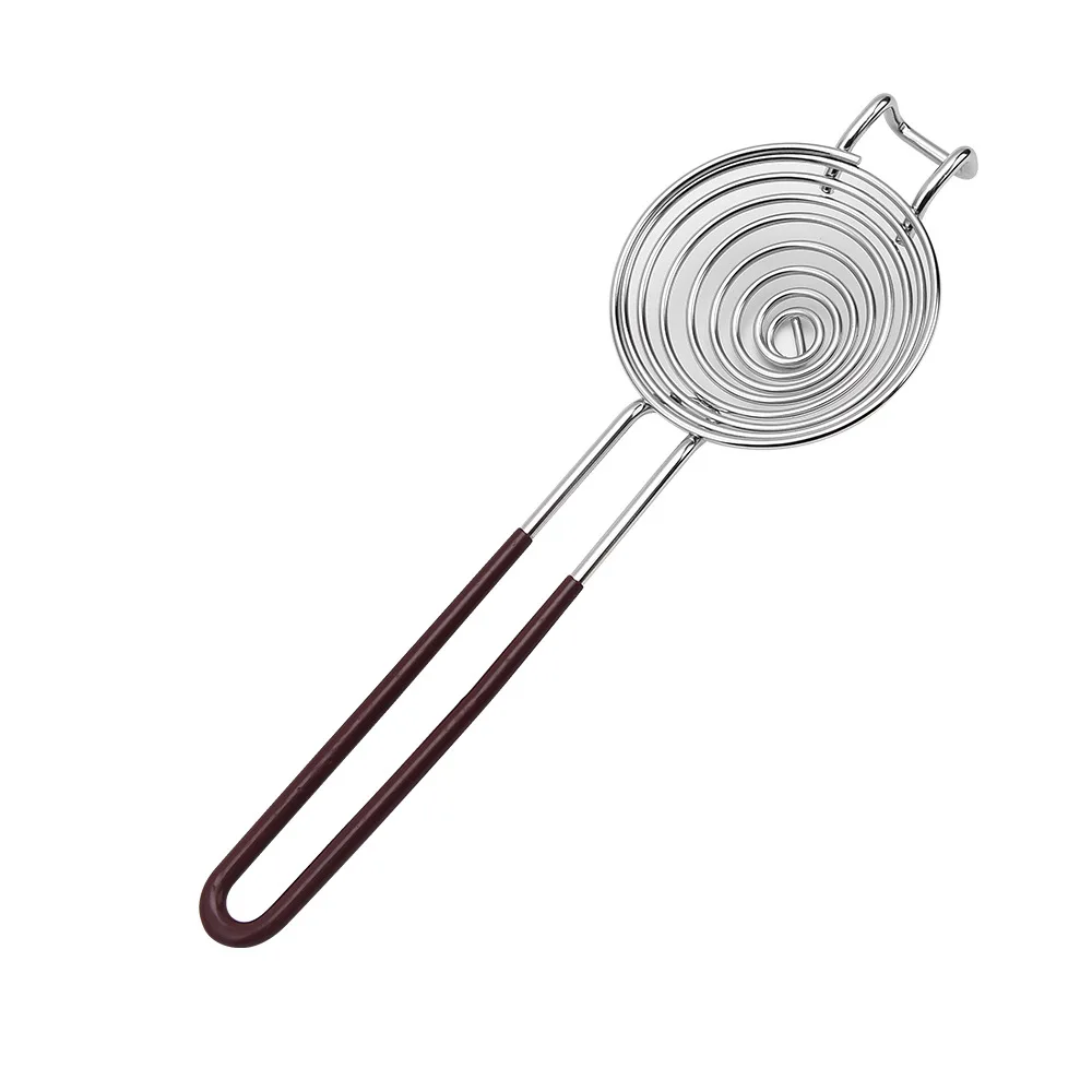 1Pc Stainless Steel Egg White Separator Eggshell Separator Egg Separator Creative Extended Handle Protein Egg White Yolk Separator Hot Pot Fishing