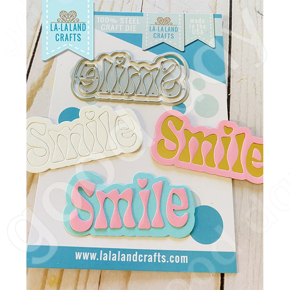 

2022 Arrival New hot sale Smile Metal Cutting Dies Scrapbook Diary Decoration Embossing Template DIY Greeting Card Handmade